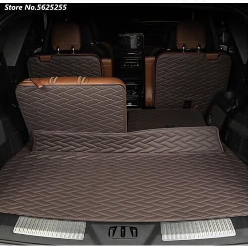 For Lincoln Aviator 2020 Accessories Trunk Mat Interior Modification Fully Surrounded Stereoscopic Tail Pad Car Styling