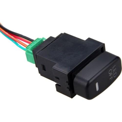 Push Car Light Switch ABS For Lancer For Mitsubishi For Pajero Durable