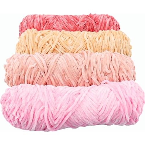 Velvet yarn Soft protein Cashmere Yarn silk wool baby Yarn crochet knitting Yarn cotton baby wool DIY sweater