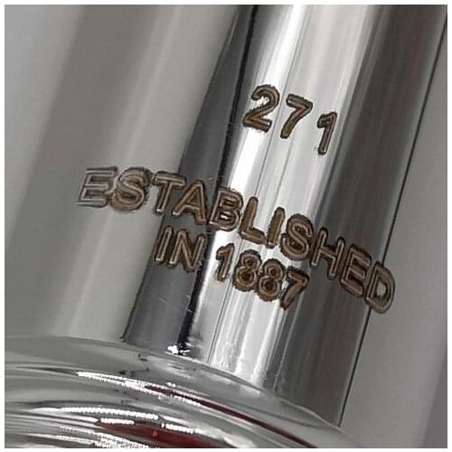 Free Shipping Flute 271 Silver Plated Professional Flute Instrument Intermediate Student Flutes C Leg 16 Holes Closed E Key