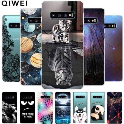 For Samsung Galaxy S10 Plus Case s 10 S10E cute Soft TPU Back Cover For Galaxy S10 lite S10e S10Plus Silicone Phone Cases Coque