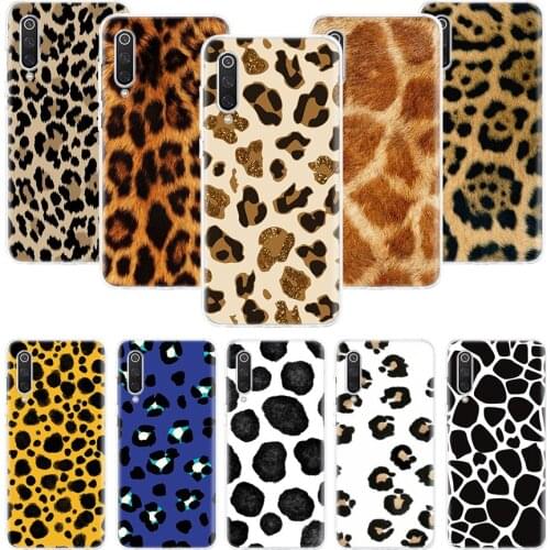 Leopard Print Phone Case For Xiaomi Mi Note 10 11 9 8 10T 9T CC9 A1 A2 A3 5X 6X Pocophone F1 X3 F2 Pro Lite Coque Cover