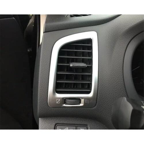 For Nissan Altima Teana 2016-2018 ABS Matte Car Inner Front Air Condition Vent Outlet Trim Cover Frame Decoration Accessories