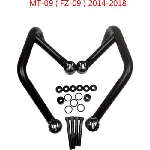For Yamaha MT-09 MT09 MT 09 FZ-09 Engine Guard Crash Bar Frame Refit Tank Protection Bumper for Yamaha MT-09 FZ-09 2014-2018