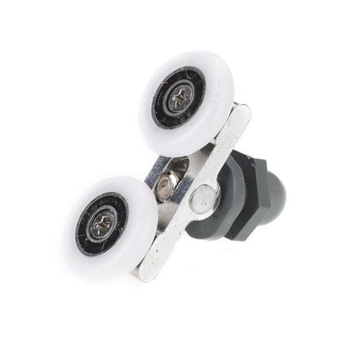 Swing type shower door roller/runner/wheels/pulley diameter 25mm with double-wheels 4pcs/lot