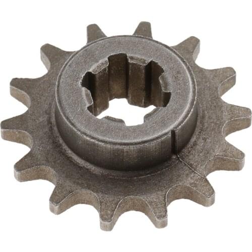 Mini Pocket ATV Quad Dirt Bike 14 Tooth Front Sprocket Pinion Gear Fits 49cc Engine High Quality for Rust Corrosion Resistance