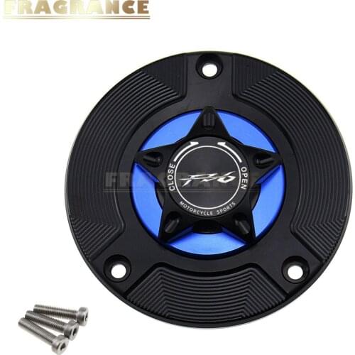 Logo 8 Colors CNC Aluminum Keyless Motorcycle Accessories Fuel Gas Tank Cap Cover for YAMAHA FZ6 N/S FZ6N FZ6S All Years