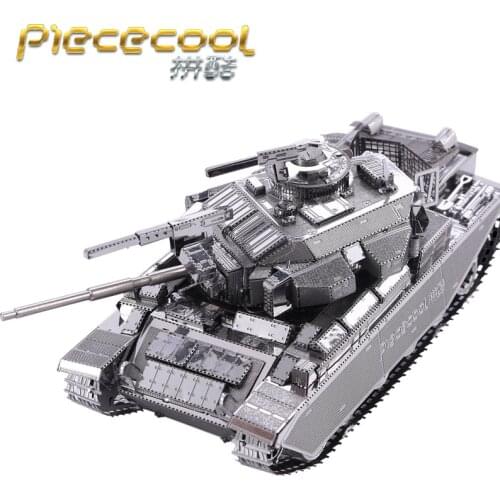MMZ MODEL Piececool 3D Metal Puzzle Centurion AFV Tank Model DIY Laser Cutting Assemble Jigsaw Toy GIFT For Adults