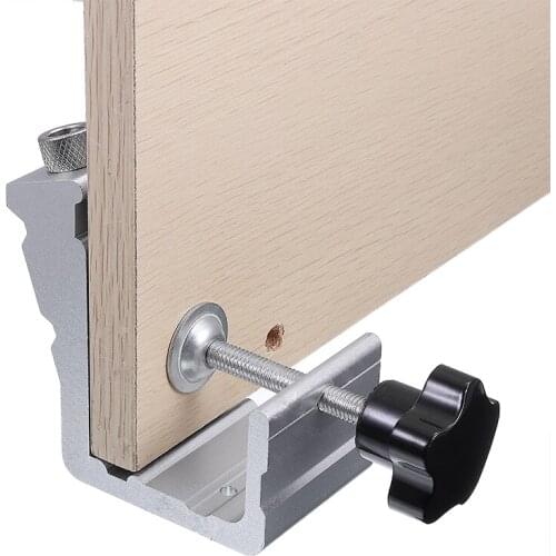 Woodworking Pocket Hole Screw Jig Kit Drill Guide Hole Punching Jointing Locator Hole Drilling Positioner Clamp Step Drill Bit