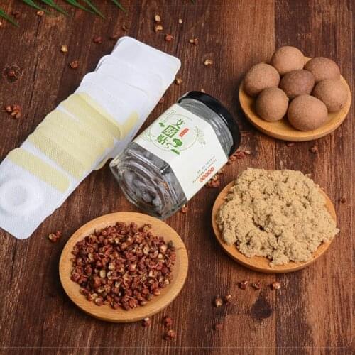 Moxa Navel Sticker Acupuncture Massage Moxibustion Pad Hot Abdomen Paste Foot Patch Chinese Wormwood Medicine Treatment