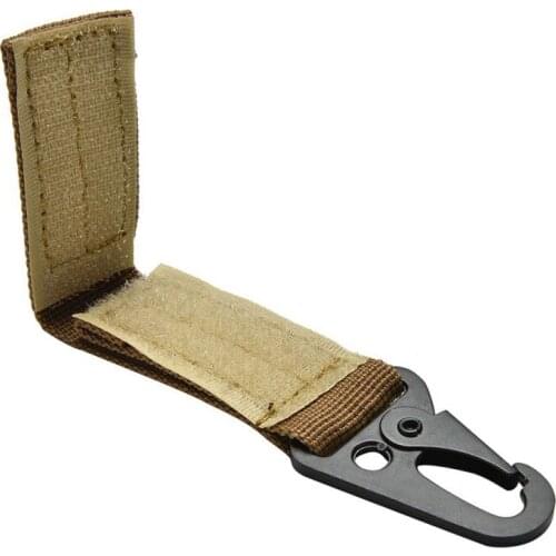 Nylon Backpack Hook Hanger Military Outdoor Bag Army Black Black Khaki Carabiner Kit Gear Survival Closure Camping Equipment