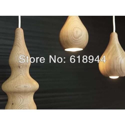 NEW! 2014 modern and fashion wood indoor lighting pendant lights, wood lamp light fixture for home modern luminaire decoration