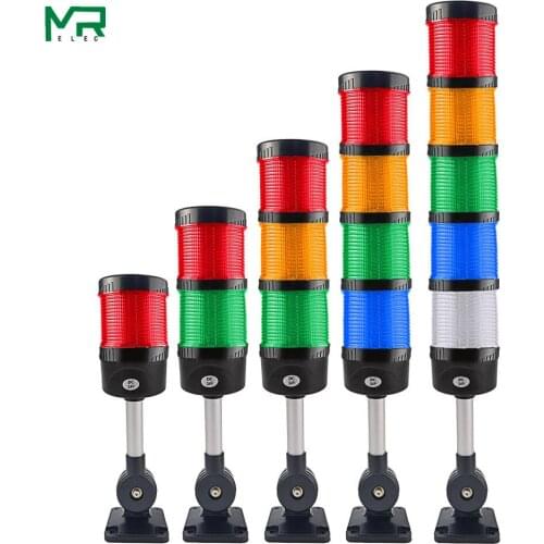 New tl-90 folding industrial signal tower warning light alarm device 12V 24V 110V 220V 1 ~ 5 optional