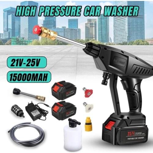 Cordless High Pressure Car Wash Water Gun Portable High Pressure Cleaner Car Washer Parkside Machine For Makita 18V Battery
