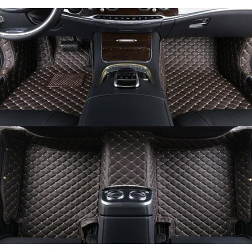 Custom car floor mats for Citroen c5 c3-xr c4 c2 c6 C-Quatre Triomphe Elysee C4 Picasso c4 C5 aircross stickers on car styling