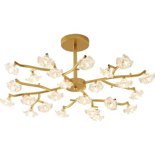 Ceiling led lamp Nordic living room lamp led ceiling lamp simple creative plum restaurant light after the modern ceiling lamps