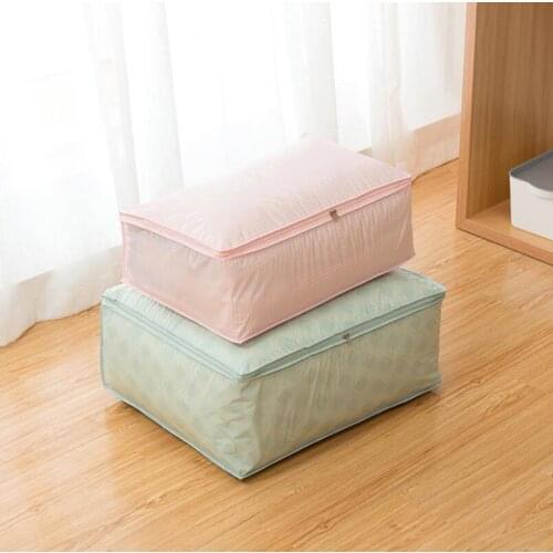 Dustproof Cotton Quilt Storage Bag Wwaterproof Mildew Clothing Quilt Storage Bag For Wardrobe Under Bed Storage