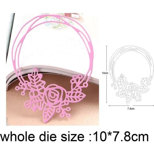 Christmas flowers Rings Metal Cutting Dies diy Dies photo album cutting dies Scrapbooking Stencil Die Cuts Card Making
