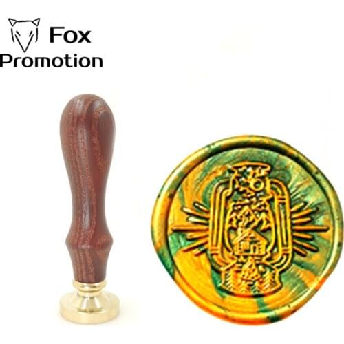 Magic Light wizard Wax Stamp Exquisite Paint wood handle,Ancient Seal Retro Stamp,Personalized Stamp Wax Seal High Quality
