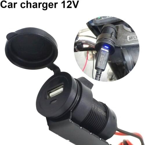 12V CS-223A1 Metal Power Adapter Waterproof Motorcycle Mobile Phone USB Interface Charger Dustproof Motorcycle Charger CS-223A1