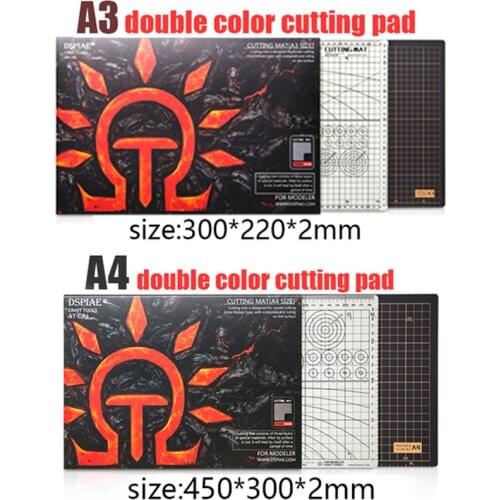 A3 A4 Cutting Mat Dspiae At-c Cutting Mat To Environmental Model Black Gray Double-sided Self-healing Cutting Mat Cutting Tool