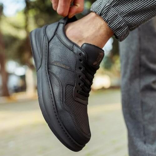 Knack casual male shoes 707 black seasonal sport lace-up spring summer 2021 fashion style orthopedic casual base inner lining cotton