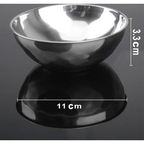 Stainless Steel Bowl Anti-Rust Smooth Rolled Edge Resistant Safe Kids Bowls SDF-SHIP