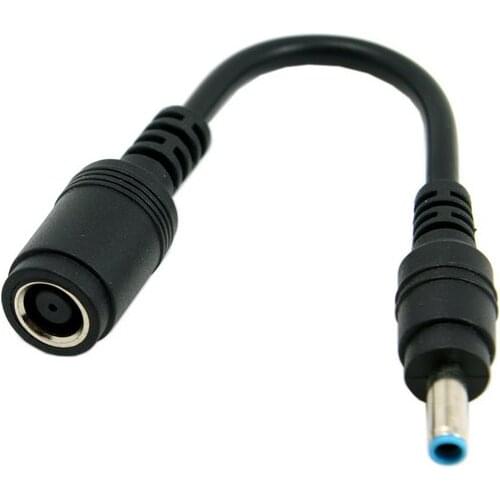 CY 0.2m DC 7.4*5.0mm Ultra slim DC Jack to 4.5*3.0mm Plug Cable for Laptop