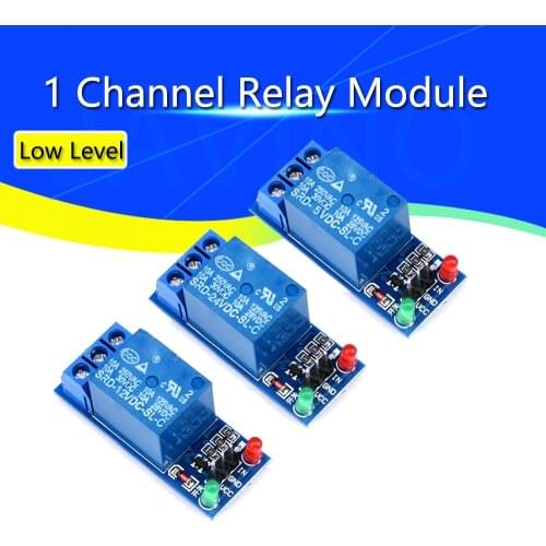 Javino 5V 12V 24V Low Level Trigger 1 Channel Relay Module Interface Board Shield for PIC AVR DSP ARM MCU Arduino