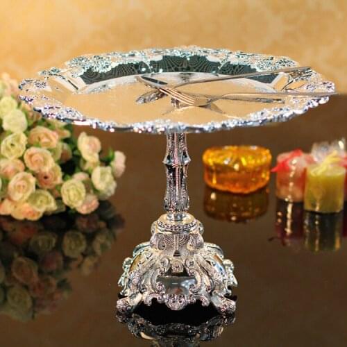 Ktv compotier fashion senior metal fruit plate cake pan