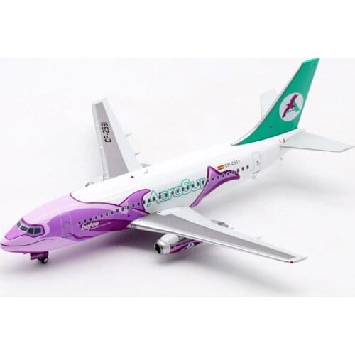 1:200 Scale B737-200 CP-2561 for AEROSUR Sur Airlines Planes Model Airplanes Alloy Aircraft Plane collectible model toy