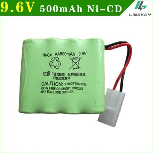 4+4 AA) 9.6V 500mAh Ni-CD battery For Huanqi 781 782 remote control tank battery AA batteries 9.6 V 500 mah KET-2P Plug