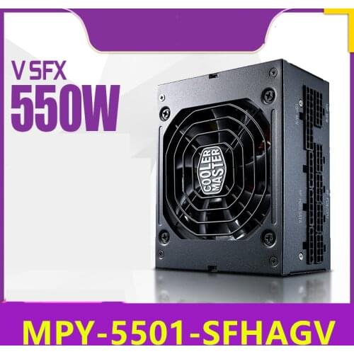 New PSU For Cooler Master Full Modular 80plus Gold SFX ITX 550W Power Supply V550
