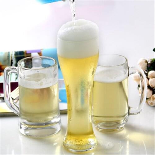 Creative Elegant Beer Glass Cup Water Personalized Glasses Whiskey Mug Water Fincan Home Clear Juice Cup Tea Office LZI029