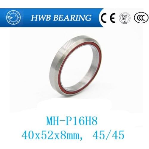 Free shipping 1-1/2" 1.5" 38.1mm bicycle headset bearing MH-P16H8 ( 40x52x8mm, 45/45) repair bearing