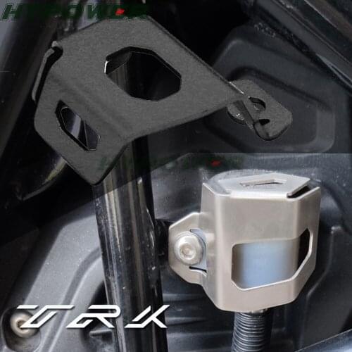 For Benelli TRK 502 502X BJ500 Leoncino 500 Motorcycle Rear Brake Pump Fluid Tank Reservoir Guard Protector Cover OIL CUP