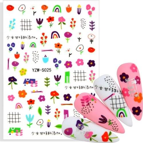 3D Nail Art Stickers With Back Glue Decoration Manicure Gold Color Maple Leaf Nail Sticker Self-adhesive DIY Tips Decals