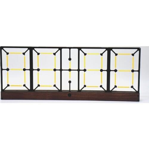 LED pseudo glow tube clock hollow Nordic minimalist style USB power supply remote control filament clock