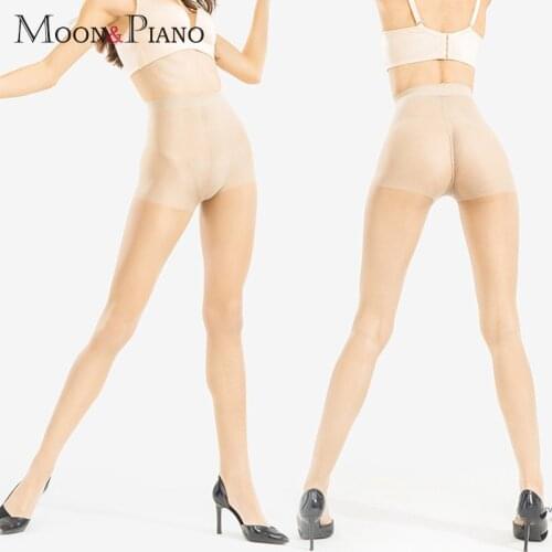 Women Sexy Stockings High Elastic Anti-hook Big Long Leg Tights Spring Breathable Ladies Fashion Solid Color Pantyhose Black New