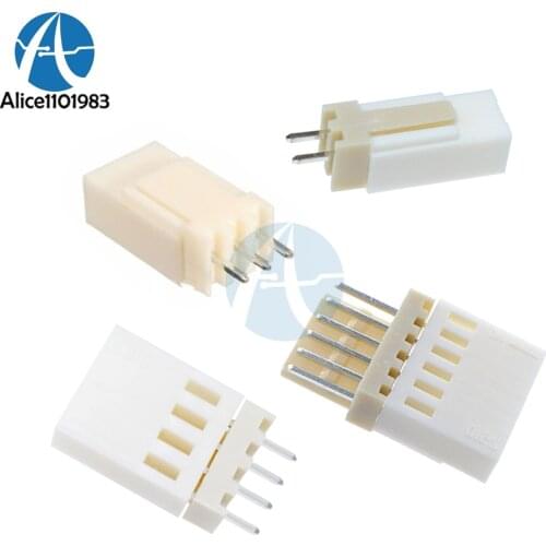 10 Set KF2510 2/3/4/5/6/8P Connector Kits 2.54mm Pitch Straigh Pin Header+Housing+Crimp