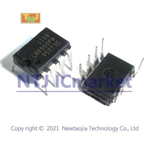 10 PCS LNK500PN DIP-7 LNK500 Very Low Cost Adapters and Chargers IC CHIP