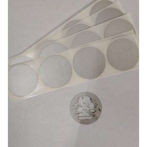 1000Pcs New Scratch Off Sticker 31.5mm Round SilverColor Blank For Secret Code Cover Home Game Wedding Scratch Off Sticker