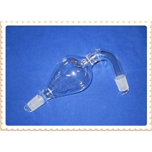 250ml,24/29,Glass Bent anti splash adapter,Made From Borosilicate Glass 3.3