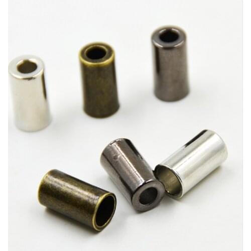 4mm/5mm Clothing Alloy Drawstring Bell Rope Buckle Plating Bronze Sweater Tapered Rope Button Metal Stopper Cord Ends Lock