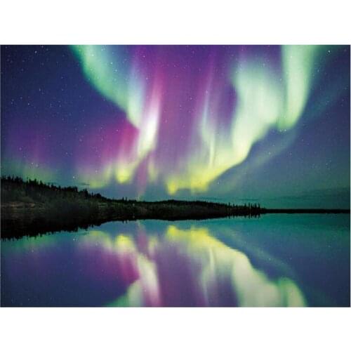 Beautiful sky & lake Diamond embroidery 5D cross stitch crystal sets unfinished decorative diy square diamond painting AS994