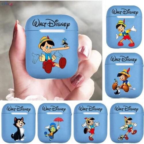 Disney PinocchioPattern Case for Airpods Pro 1/2 Cover Protective Earphone Cases Headphones Funda Protective For Airpods Coque