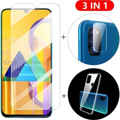 Case + Camera Glass For Samsung A50S M30s A20e A10s Screen Protector Lens Film On For Galaxy M30 A10 A20 A50 Protective Glass