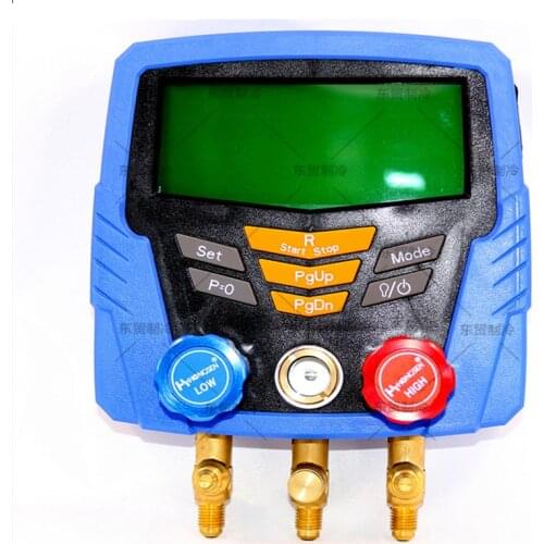 HS-350A Digital Refrigerant Charging Scale Recycling Tool Machine Manifolds Refrigeration Vacuum Pressure Gauge Meter Tester