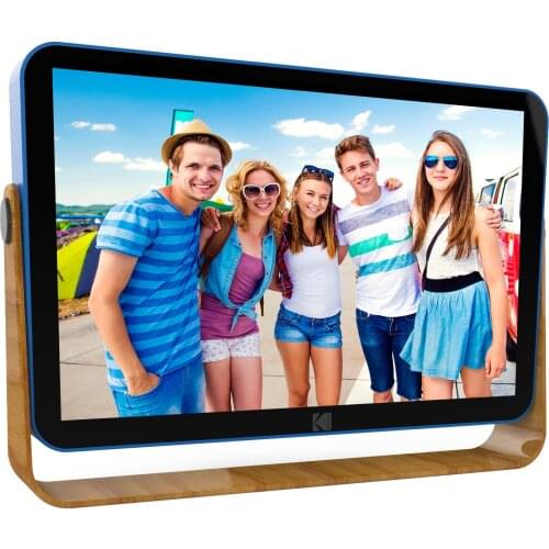 Kodak 10 Inch WiFi digital photo frames with built-in battery and light sensor