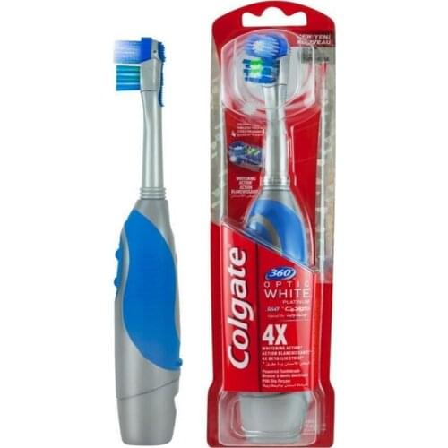 Colgate 360 ​​Optical White Platinum Whitening Soft Toothbrush With Battery